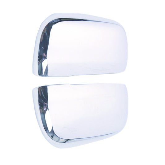 Side Door Rearview Mirror Cover Trim Chrome LH+RH Suitable for Pajero V80 07-21