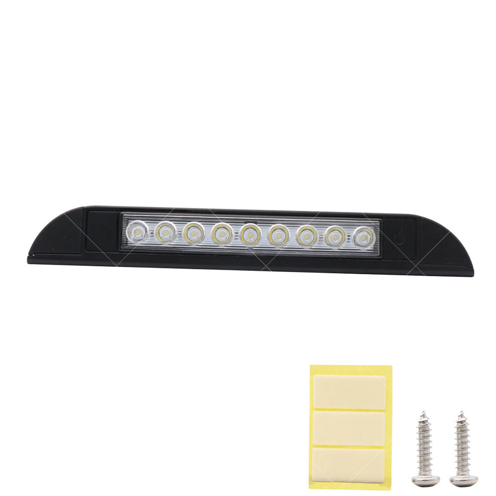{{ 256mm 12V 9 LED Awning Light Touch Switch Strip Bar Caravan Camper Boat Marine }} - Buy Car Parts Online at {{ Kaka Auto Parts }}.