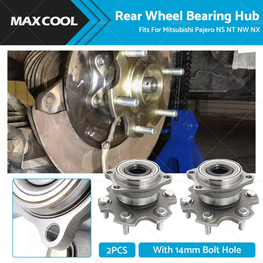 {{ 2x Rear Wheel Bearing Hub Fit For Mitsubishi Pajero NS NT NW NX 14mm Bolt Hole }} - Buy Car Parts Online at {{ Kaka Auto Parts }}.