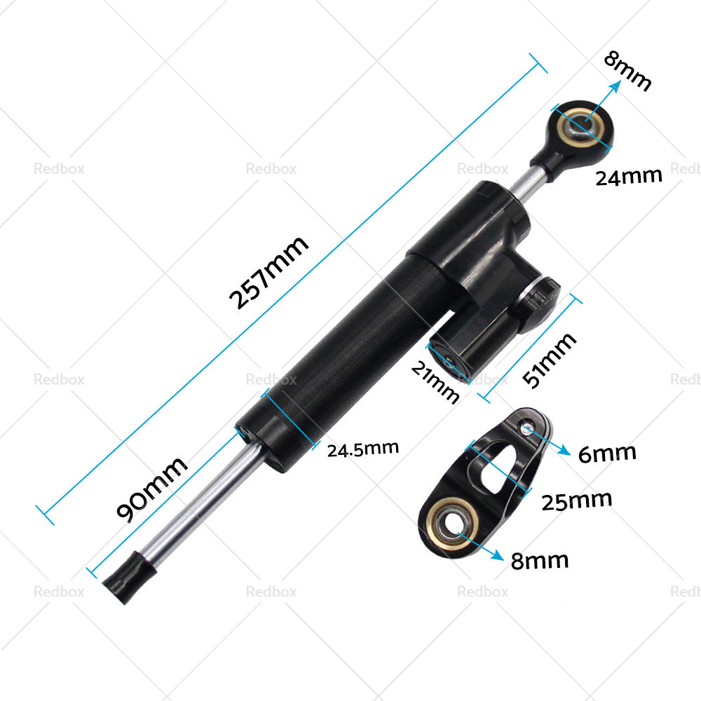 {{ Suitable for Honda Yamaha Kawasaki Motorcycle CNC Steering Damper Stabilizer }} - Buy Car Parts Online at {{ Kaka Auto Parts }}.