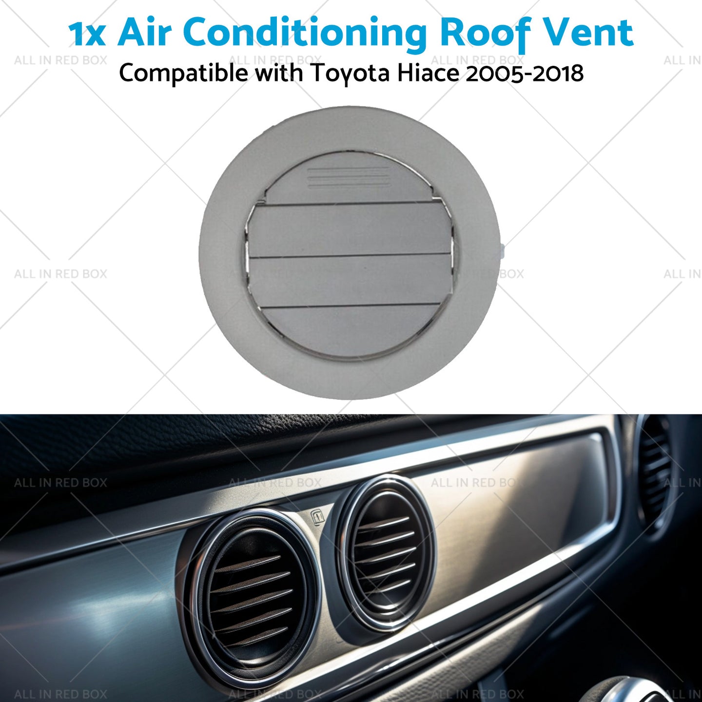 {{ 1x Air Conditioning Roof Vent Suitable For Toyota Hiace 2005-2018 }} - Buy Car Parts Online at {{ Kaka Auto Parts }}.