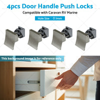 {{ 4PCS Square Shape Handle Push Locks Suitable for Caravan RV Marine Latch Knob }} - Buy Car Parts Online at {{ Kaka Auto Parts }}.
