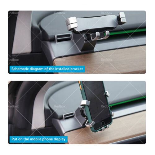 {{ 360隆茫 Rotation GPS Navigation Cell Phone Holder Stand Mount For Tesla Model 3 Y }} - Buy Car Parts Online at {{ Kaka Auto Parts }}.