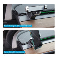 {{ 360隆茫 Rotation GPS Navigation Cell Phone Holder Stand Mount For Tesla Model 3 Y }} - Buy Car Parts Online at {{ Kaka Auto Parts }}.