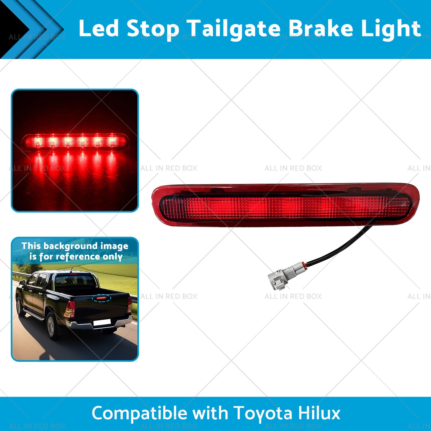 {{ 81570-0K080 Led Stop Tailgate Brake Light Suitablefor Toyota Hilux MK6 SR5 05-15 }} - Buy Car Parts Online at {{ Kaka Auto Parts }}.