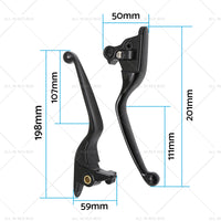 {{ 2x Brake Clutch Levers Suitable For Harley 2015-2023 Softail Slim Fat Boy }} - Buy Car Parts Online at {{ Kaka Auto Parts }}.