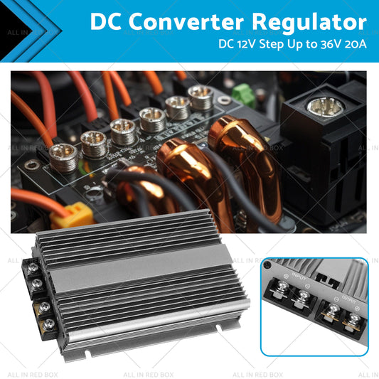 {{ Waterproof DC-DC 12V Step Up to 36V 20A Converter Regulator Car Power Supply }} - Buy Car Parts Online at {{ Kaka Auto Parts }}.