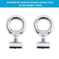 {{ 2 or 4 or 8PCS Awning Rail Stoppers Rail Track Screws for Boat Caravan Stainless Steel }} - Buy Car Parts Online at {{ Kaka Auto Parts }}.