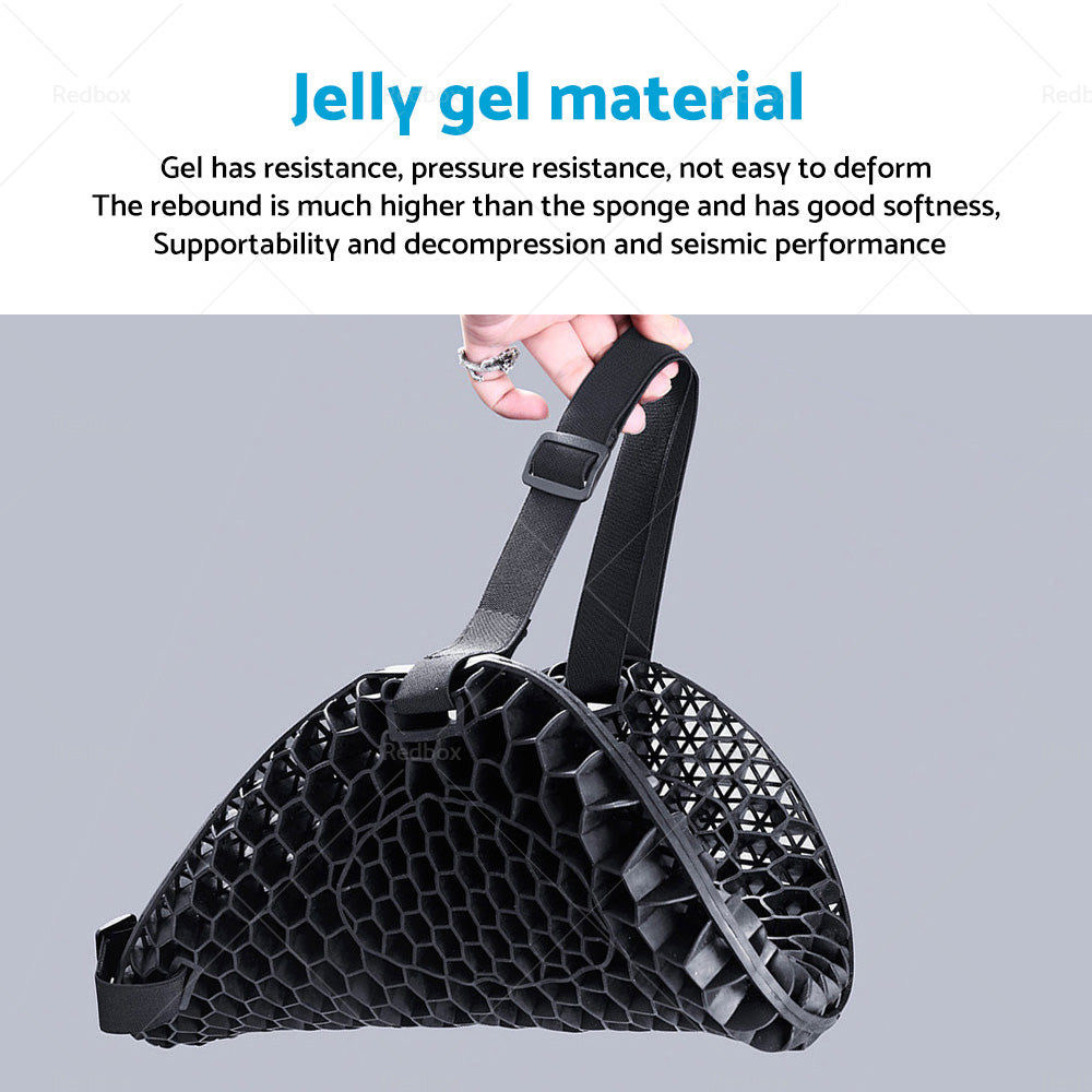 {{ 1x Motorcycle Comfort Gel Seat Cushion Pillow Pad Cover Pressure Relief w or sleeve }} - Buy Car Parts Online at {{ Kaka Auto Parts }}.