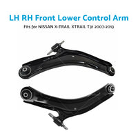 {{ Pair LH RH Front Lower Control Arm Fit for NISSAN X-TRAIL XTRAIL T31 2007-2013 }} - Buy Car Parts Online at {{ Kaka Auto Parts }}.