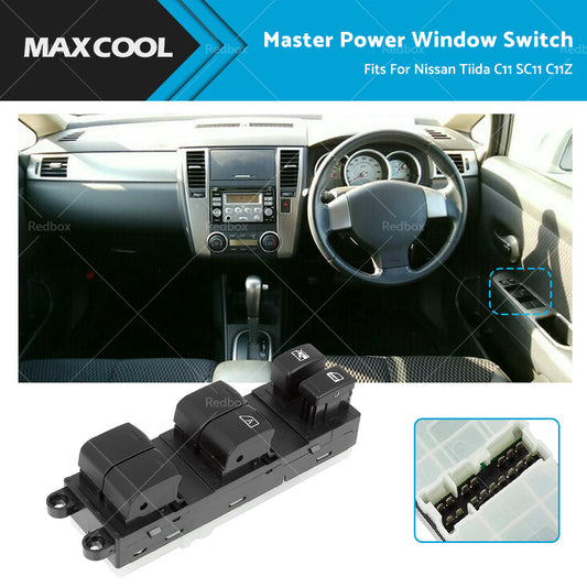 {{ Master Power Window Switch Suitable For Nissan Tiida C11 SC11 C11Z 2006-2010 }} - Buy Car Parts Online at {{ Kaka Auto Parts }}.