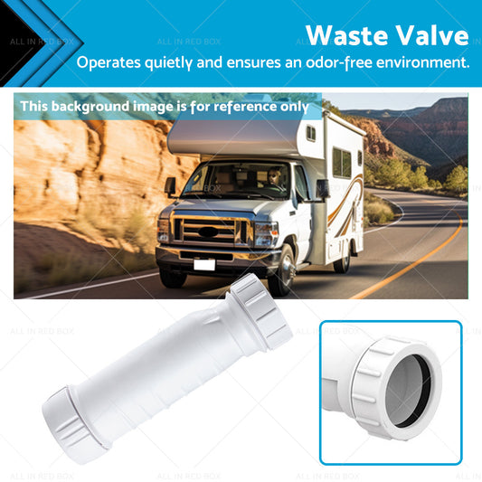 {{ Waterless Self Sealing Waste Valve Inline Trap Bath Basin Caravan RV }} - Buy Car Parts Online at {{ Kaka Auto Parts }}.