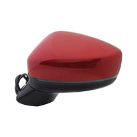 Left Door Mirror Suitable For Mazda CX-5 2017+ With Blind Spot Blinker Red
