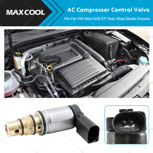 {{ AC Compressor Control Valve For Audi VW Jetta GOLF GTI 1K0820803S PXE16 PXE14 }} - Buy Car Parts Online at {{ Kaka Auto Parts }}.