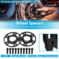 {{ 2PCS 10mm 6061-T6 Wheel Spacers Suitable For Porsche Cayman Cayenne Panamera }} - Buy Car Parts Online at {{ Kaka Auto Parts }}.