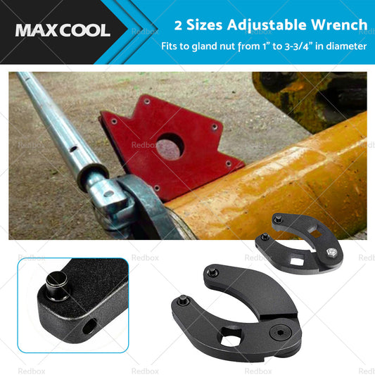 {{ Adjustable Gland Nut Wrench 12667463 Spanner Tool Set for Hydraulic Cylinders }} - Buy Car Parts Online at {{ Kaka Auto Parts }}.