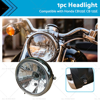 compare product Motorcycle Headlight Head Light Suitable For Honda CB125E CB 125E GLH125SH SH