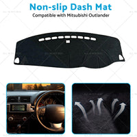 {{ Black Non-Slip Dash Mat Cover Suitable For Mitsubishi Outlander 2006-2012 }} - Buy Car Parts Online at {{ Kaka Auto Parts }}.