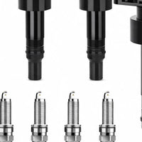 Ignition Coil and Spark Plug Kit Suitable for Hyundai Accent Elantra Veloster - XQ1