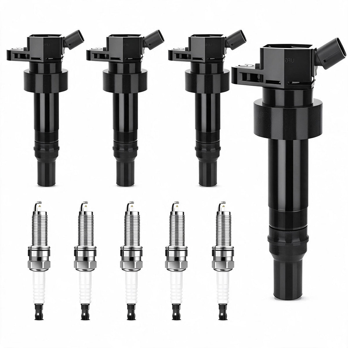 Ignition Coil and Spark Plug Kit Suitable for Hyundai Accent Elantra Veloster - ZT2