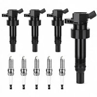 Ignition Coil and Spark Plug Kit Suitable for Hyundai Accent Elantra Veloster - ZT2