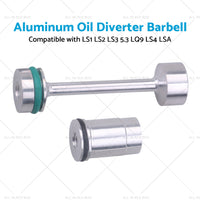 {{ Billet Aluminum Oil Diverter Barbell Suitable For LS Engine LS1 LS2 LS3 5. 3 LQ9 }} - Buy Car Parts Online at {{ Kaka Auto Parts }}.