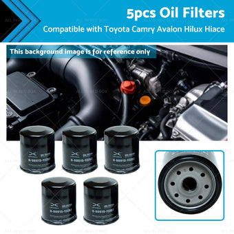compare product 5x Oil Filter Suitable for Toyota Camry Avalon Hilux Hiace 90915-YZZD2 1KDFTV