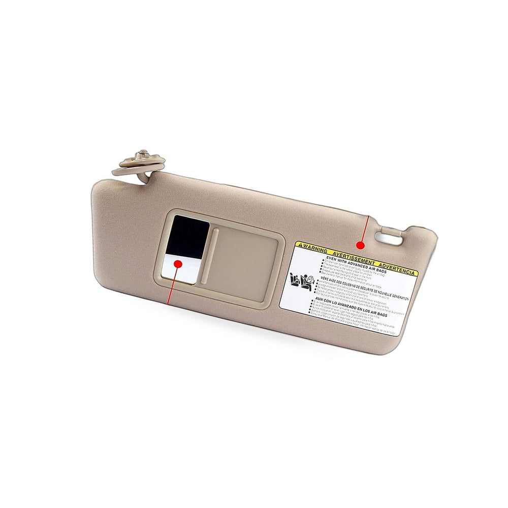 Sun Visor Suitable for Toyota Tacoma 2005-2015 Left Right Beige No Light - BD3