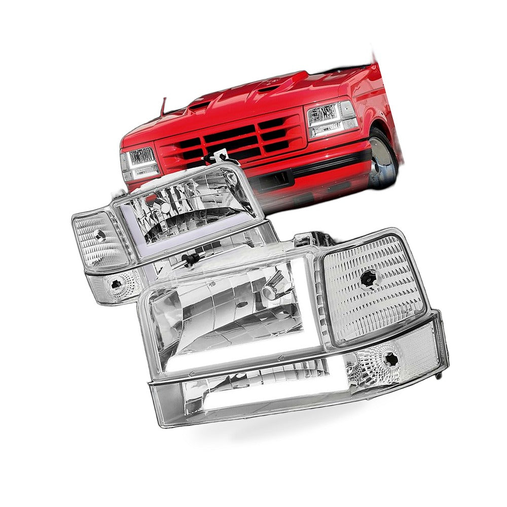 LED Daytime Running Light Headlight Suitable for Ford F150 F250 F350 1992-1996 - BD2