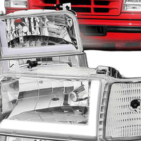 LED Daytime Running Light Headlight Suitable for Ford F150 F250 F350 1992-1996 - XQ1