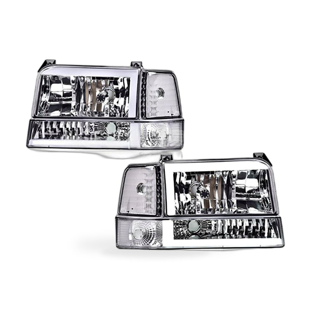 LED Daytime Running Light Headlight Suitable for Ford F150 F250 F350 1992-1996 - ZT3