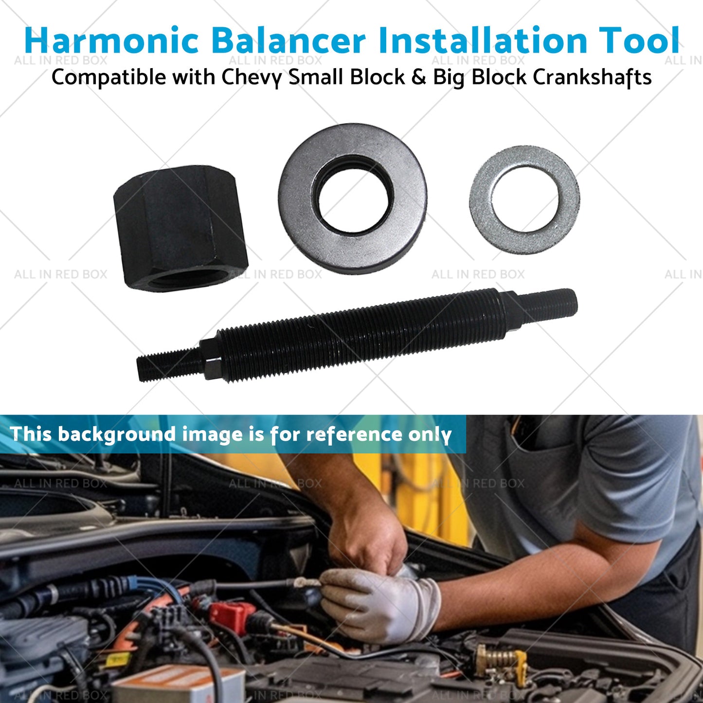 {{ Auto Harmonic Balancer Installation Tool Suitable for Chevy SBC BBC For 66515 }} - Buy Car Parts Online at {{ Kaka Auto Parts }}.