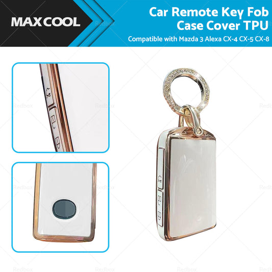 {{ Car Remote Key Fob Case Cover TPU Suitable For Mazda 3 Alexa CX-4 CX-5 CX-8 }} - Buy Car Parts Online at {{ Kaka Auto Parts }}.