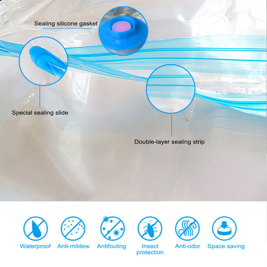 Vacuum Storage Bags Suitable For Clothes, Quilts, Pillows & Cushions Storage