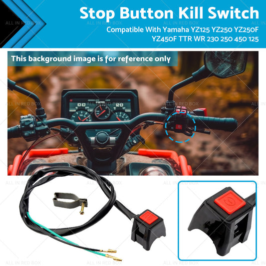 {{ Stop Button Kill Switch Suitable For Yamaha YZ125 YZ250 YZ450F TTR WR 450 125 }} - Buy Car Parts Online at {{ Kaka Auto Parts }}.