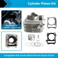 {{ Cylinder Piston 66mm Suitable Suzuki DR200 RV200 GS200 DF200 SP200 Top End Kit }} - Buy Car Parts Online at {{ Kaka Auto Parts }}.