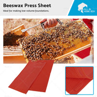 {{ Beekeeping Soft Red Beeswax Wax Sheet Mould DIY Silicone Comb Press Mold Tools }} - Buy Car Parts Online at {{ Kaka Auto Parts }}.