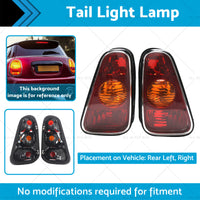 {{ Pair LH+RH Hand Tail Light Lamp Suitable For Mini Cooper Hatch R50 2001-2004 }} - Buy Car Parts Online at {{ Kaka Auto Parts }}.