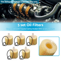 {{ 5PCS Oil Filter 04152-YZZA1 Suitable For Toyota Camry Kluger RAV 4 Lexus IS300h }} - Buy Car Parts Online at {{ Kaka Auto Parts }}.