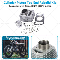 {{ CL125S SL125S Cylinder Piston Top End Rebuild Kit Suitablefor Honda CB125S 71-85 }} - Buy Car Parts Online at {{ Kaka Auto Parts }}.