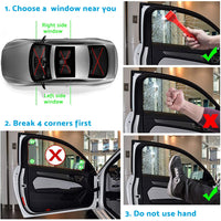 Car Emergency Hammer Window Glass Breaker Seat Belt Cutter Safety Escape Tool