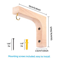 Plant Hanger Hanging Plant Hook Wooden Hanging Basket Wall Plant Hook Flower Pot