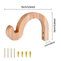 Plant Hanger Hanging Plant Hook Wooden Hanging Basket Wall Plant Hook Flower Pot