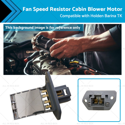 {{ Fan Speed Resistor Cabin Blower Motor Suitable For Holden Barina TK 96435889 }} - Buy Car Parts Online at {{ Kaka Auto Parts }}.
