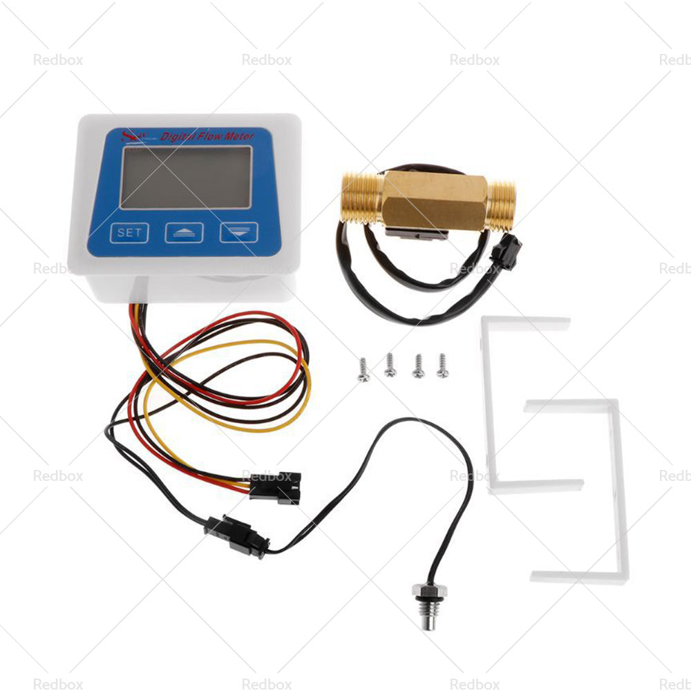 {{ Digital LED Turbine Gauge Kerosene Fuel Water Flow Meter Sensor Meter 1 or 2'' }} - Buy Car Parts Online at {{ Kaka Auto Parts }}.