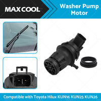 {{ Wiper Windscreen Washer Pump Motor Suitable for Toyota Hilux KUN16 KUN25 KUN26 }} - Buy Car Parts Online at {{ Kaka Auto Parts }}.