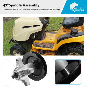 compare product 42''Spindle Assy Suitable For MTD, Cub Cadet, Troy Bilt,Toro 618-0659A, 918-0659