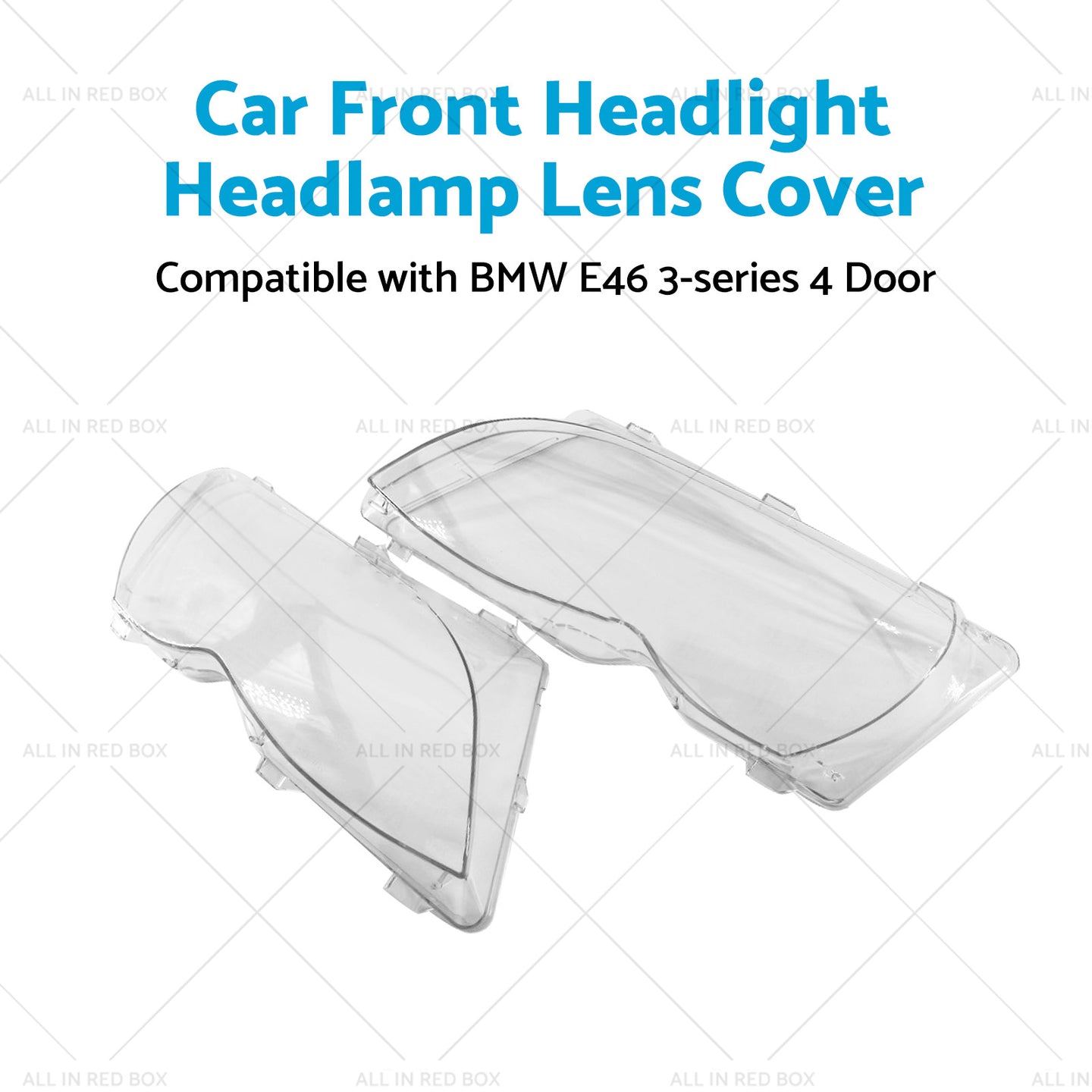 {{ Car Front Headlight Headlamp Lens Cover Suitable for BMW 3-Series E46 4 Door }} - Buy Car Parts Online at {{ Kaka Auto Parts }}.