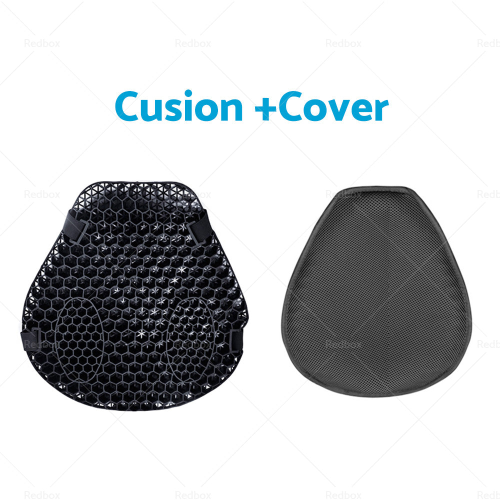 {{ 1x Motorcycle Comfort Gel Seat Cushion Pillow Pad Cover Pressure Relief w or sleeve }} - Buy Car Parts Online at {{ Kaka Auto Parts }}.