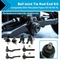 {{ Ball Joint Tie Rod End Kit Suitable for Mitsubishi Pajero NH NJ NK NL 4WD 91-00 }} - Buy Car Parts Online at {{ Kaka Auto Parts }}.